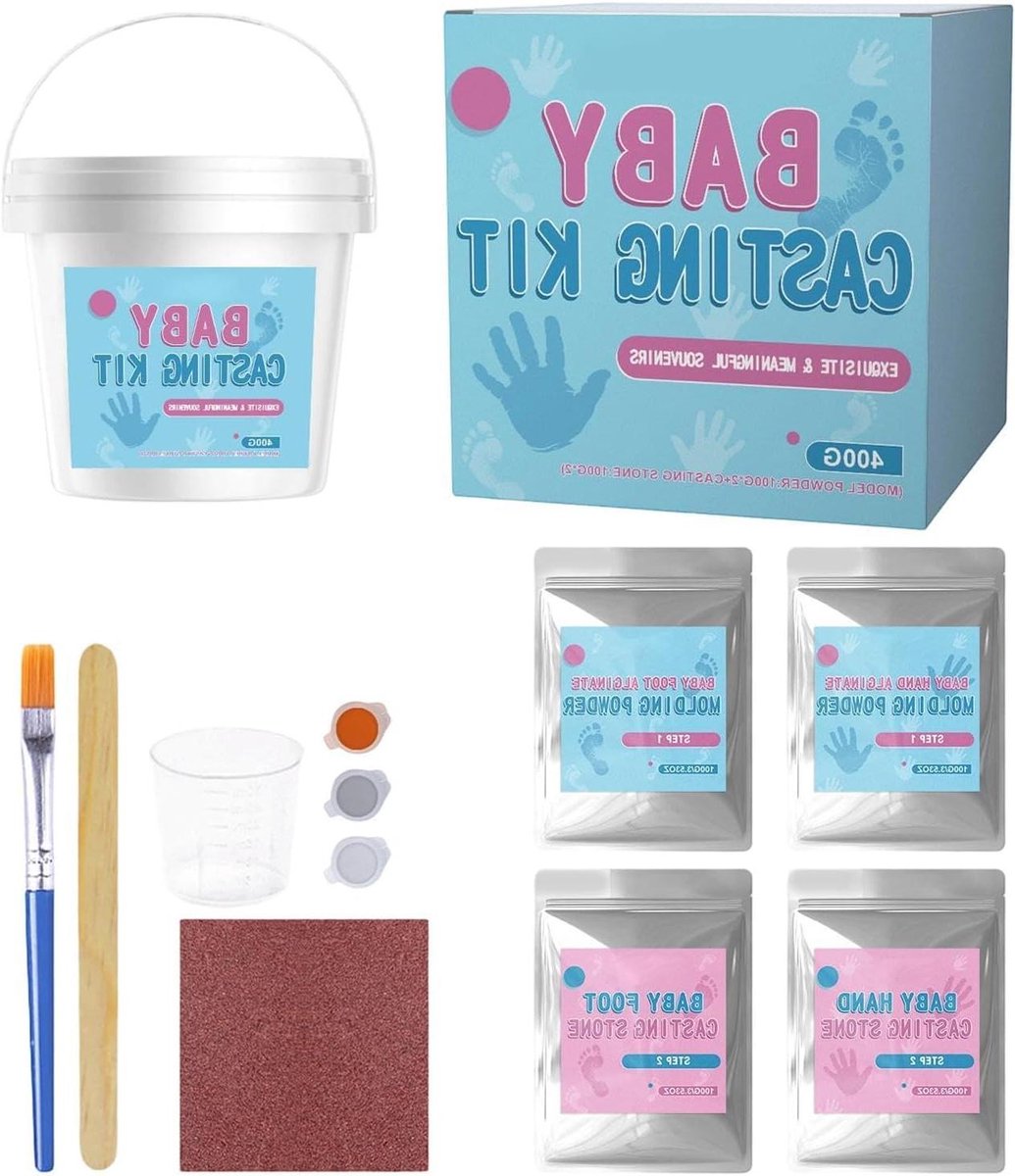 Afdrukset Kinderen - Handen Voeten - Herinneringen Maken - Realistisch 3D Effect - 16.7 x 16.7 cm - Niet gespecificeerd