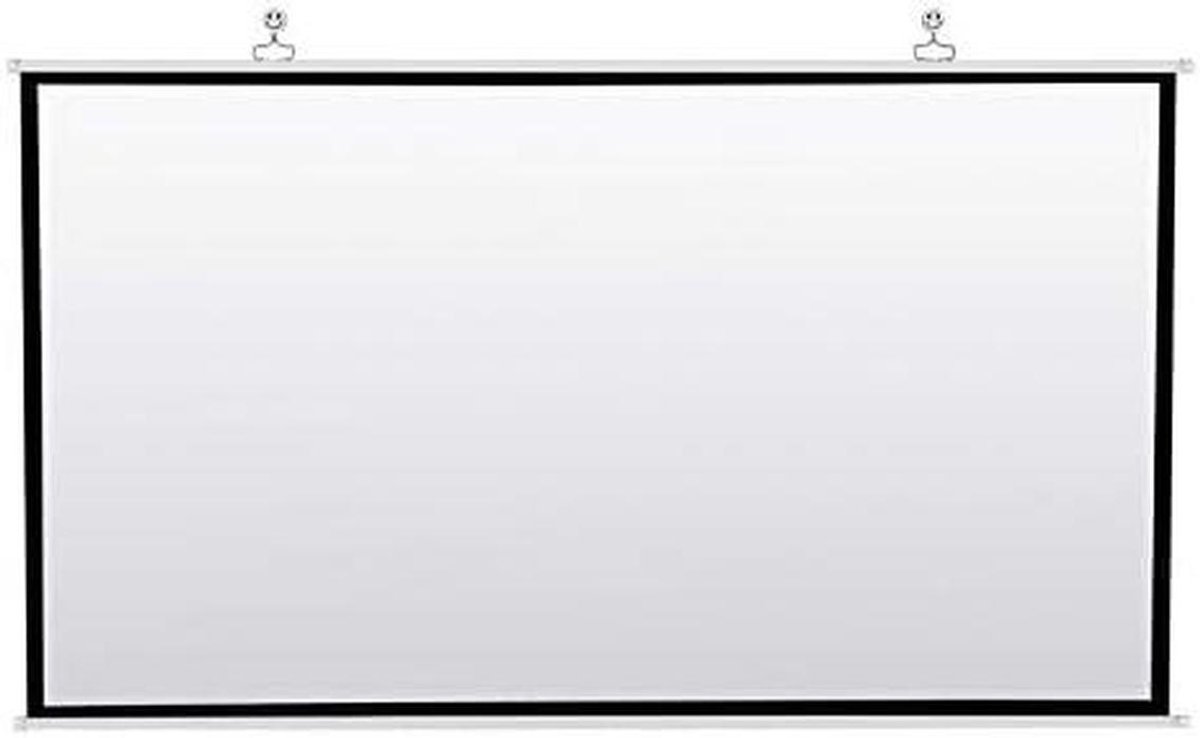 Projectorscherm - Huisbioscoop Scherm - Films Kijken - Kreukvrij Polyester - 60 Inch - Wit
