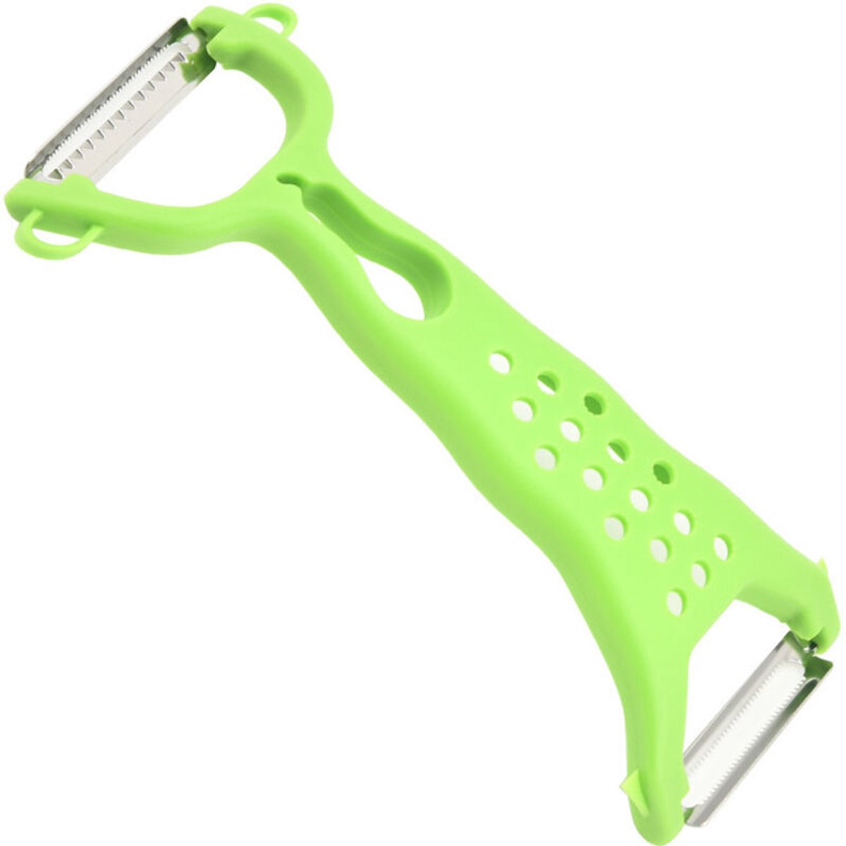 Ergonomische 2-in-1 dunschiller/snijmachine uit één stuk