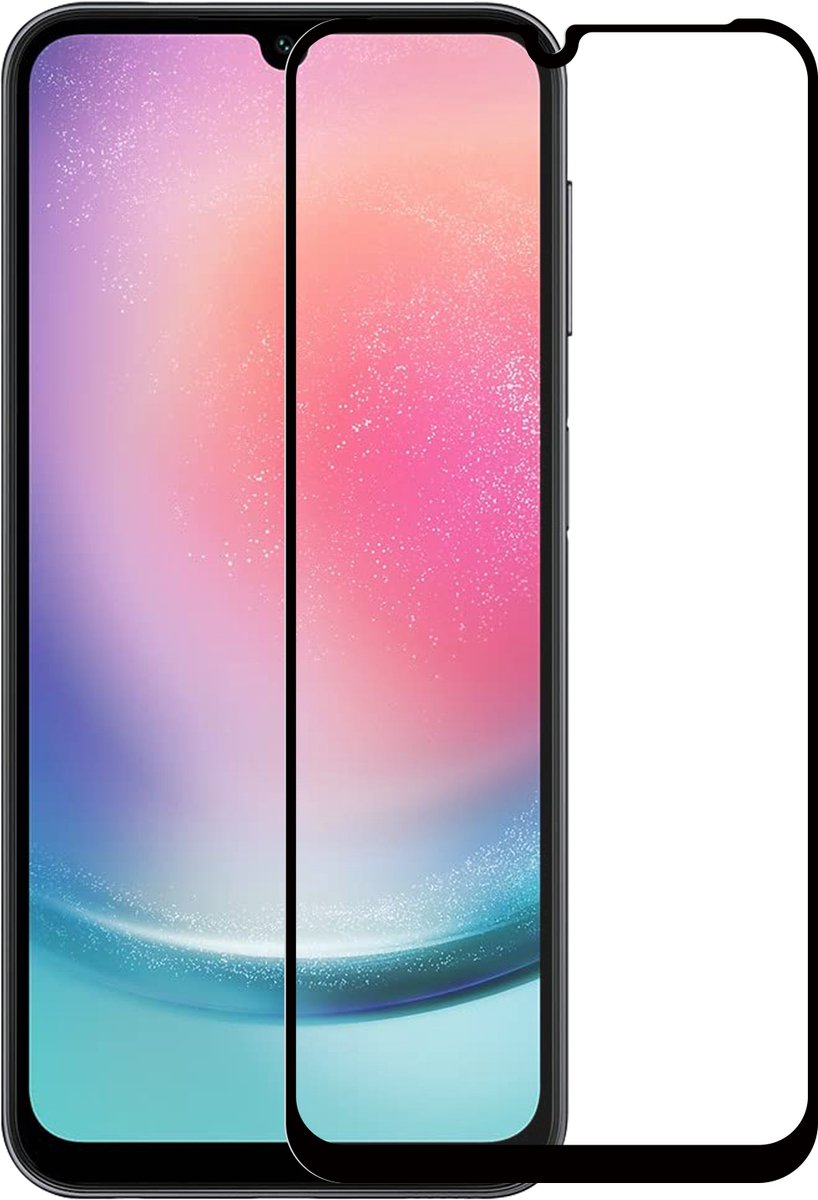 ScreenArmor Full Cover Tempered Glass Screenprotector voor Samsung Galaxy A24 4G