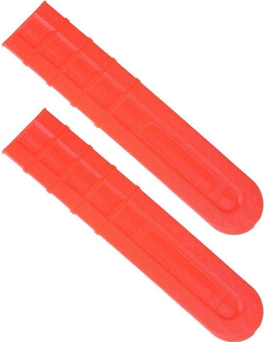 2Pcs 20 Inch Chainsaw Chain Cover, Chainsaw Bar Protective Case Plastic Chainsaw Bar Sheath Cover for Garden Chainsaw
