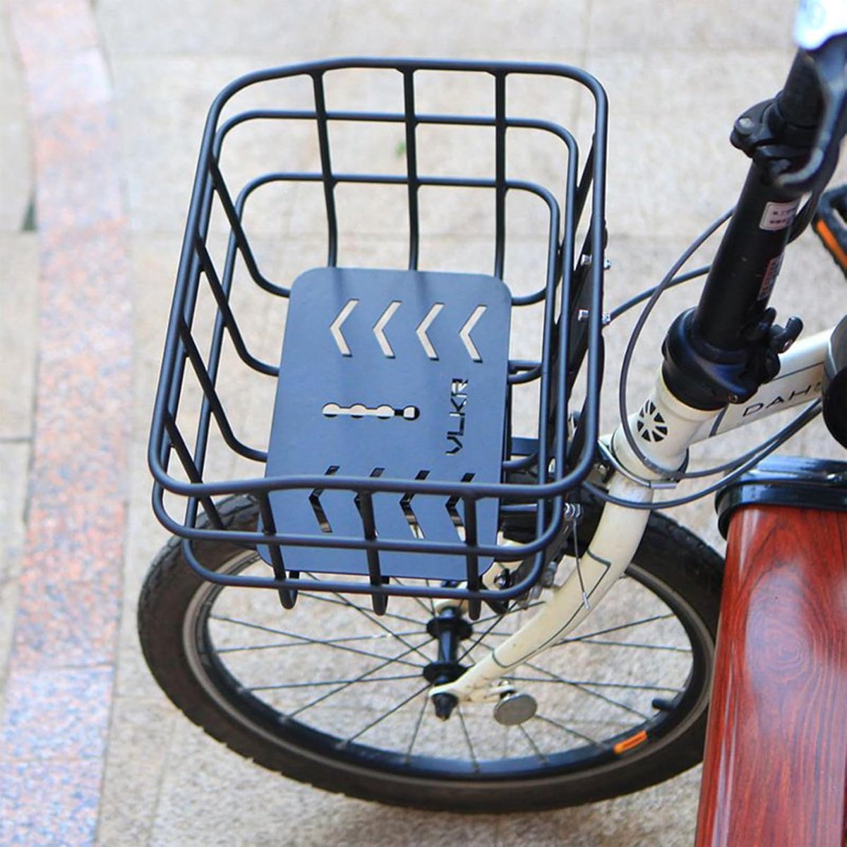 Fietsmand Aluminiumlegering - Voormand Fiets Accessoire - Fietsen Boodschappen Vervoeren - Installatie Zonder Boren