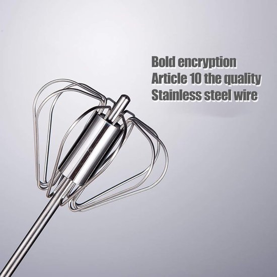 Handmixer RVS - Keuken Garde - Beslag Maken - Semi-Automatisch - 30 cm - Zilver — afbeelding 2