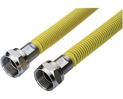 RAM gasslang Ecoflex, M24/1.5mm, le 2m, slang RVS, wartelmoer