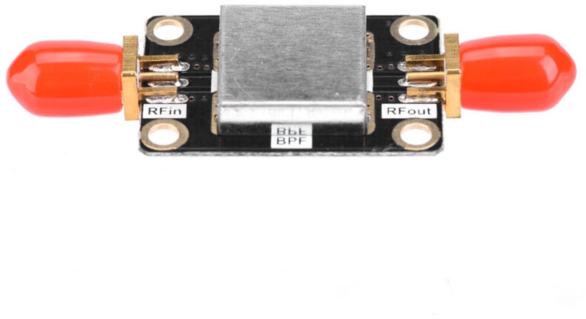SMA 433MHz banddoorlaat ruisonderdrukkingsfilter, BPF ruisonderdrukkingsfilter, geschikt voor hoogfrequente elektronische systemen in industriële toepassingen.
