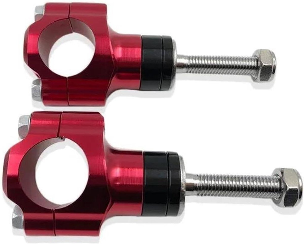 Stuurverhogers Motor - Handlebar Mounts - Rijcomfort Verbeteren - CNC Aluminium Verstelbaar - 28mm - Zwart