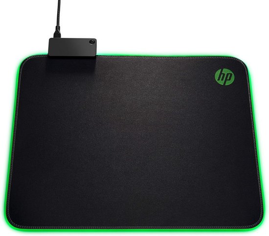 Muismat - Gaming pad - Precisie gaming - Groot bewegingsoppervlak - 400 x 350 mm - Zwart groen — afbeelding 2