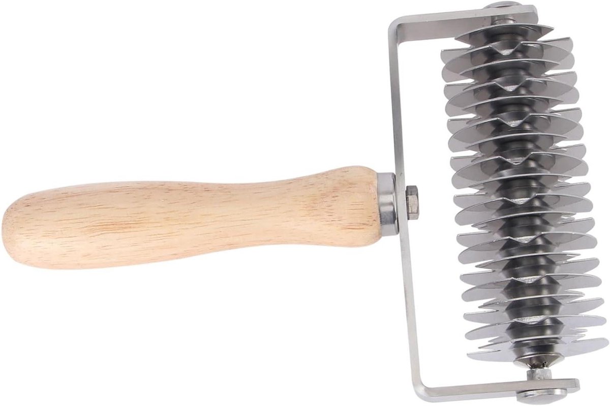 Pizza Snijder - Deeg Roller - Gebak Snijden - Roestvrij Staal - 20 x 13.5 cm - Zilver
