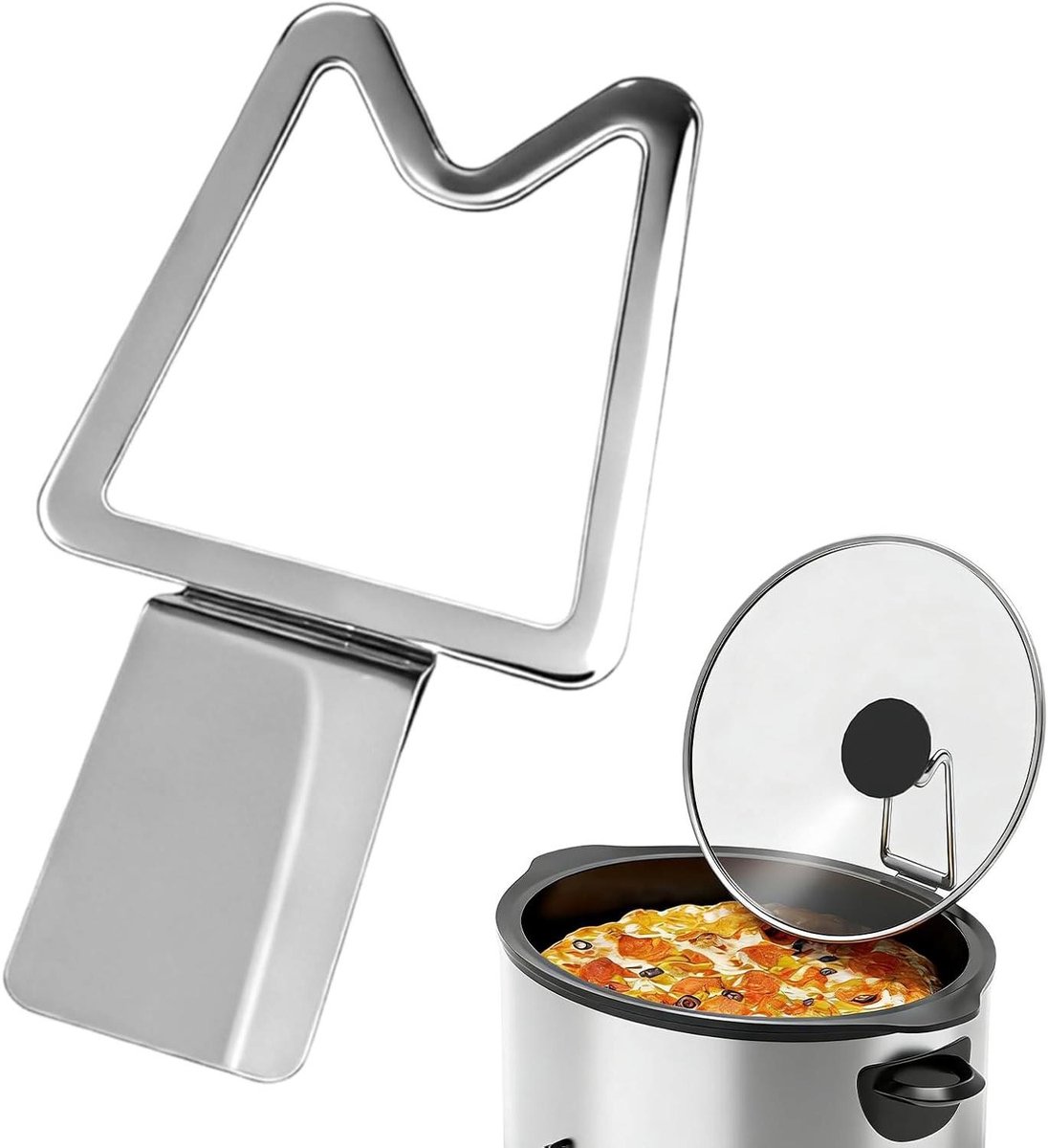 Dekselhouder - Keuken Organizer - Koken Gemak - Kantel functie - 3.2 x 10 x 3.2 cm - Meerkleurig