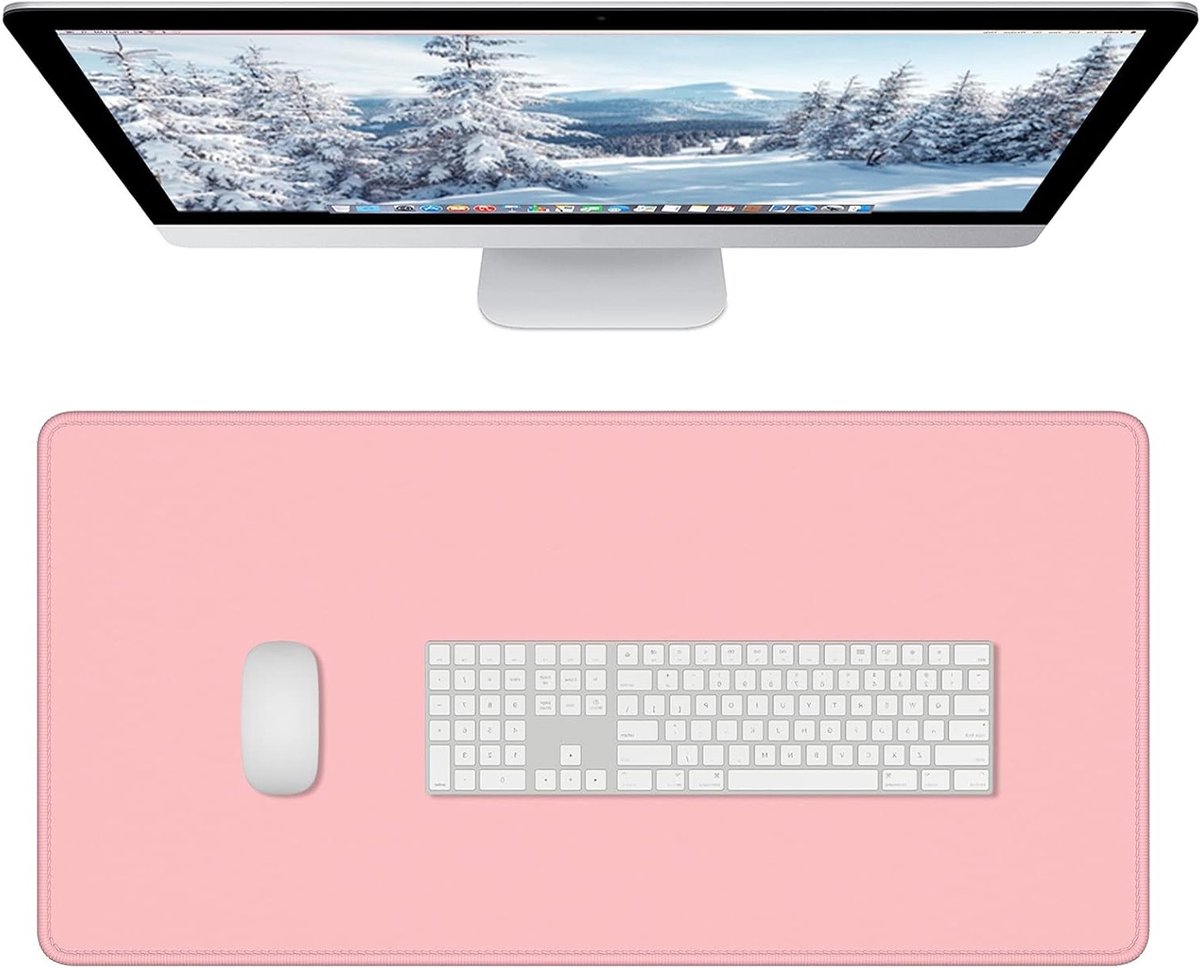 Grote Gaming Muismat XXL met Gestikte Randen, Waterdicht en Antislip Onderkant voor Laptop en Computergebruik, Ideaal voor Gamers en Kantoor