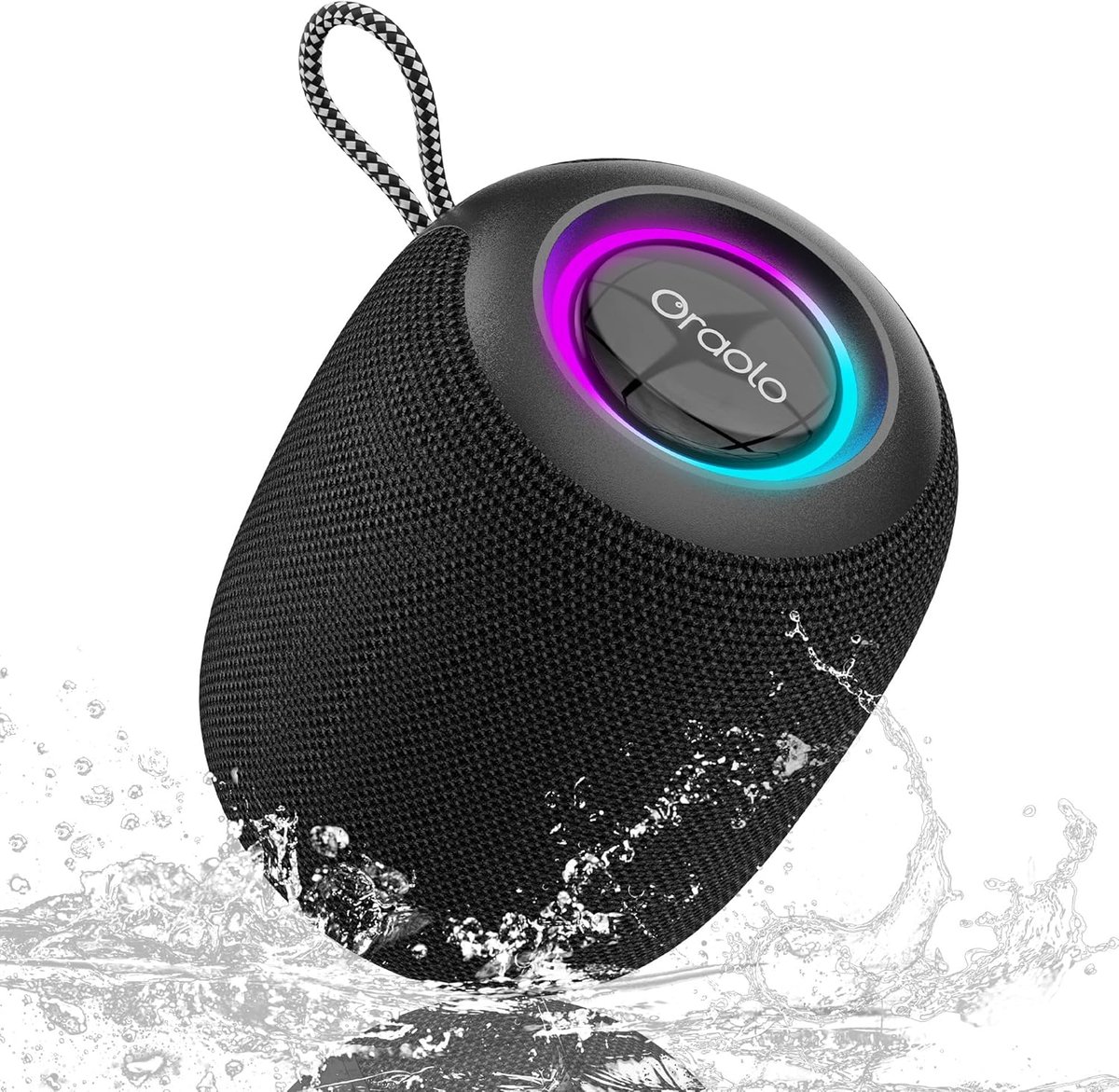 Draagbare Bluetooth Speaker - Muziekbox Geluid - Muziek Luisteren Buiten - IPX7 Waterdicht - 30 Uur Speeltijd - Zwart