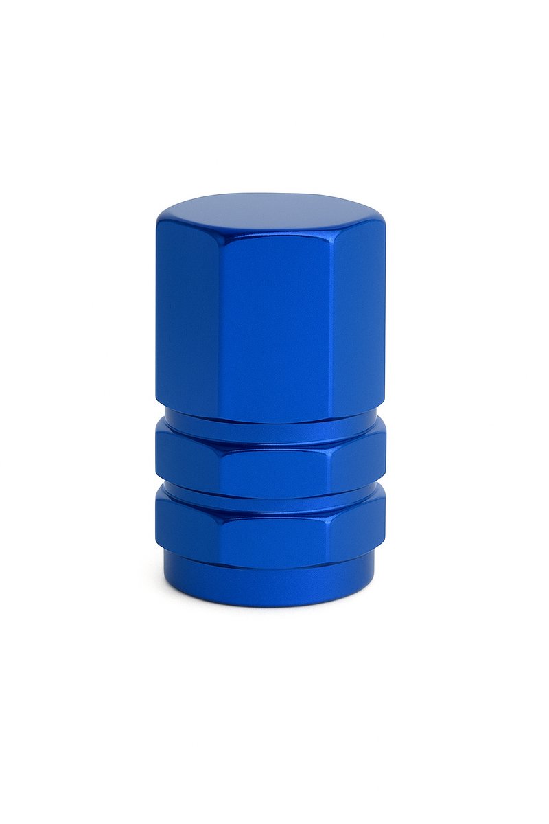 Piaggio Zip Stickerset - Ventieldoppen - Blauw