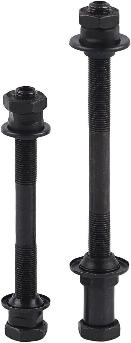 Holle naafas voor voor- en achterwielen, set met clip en bout voor racefietsen en mountainbikes, ideaal voor fietsaccessoires en BMX fietsen