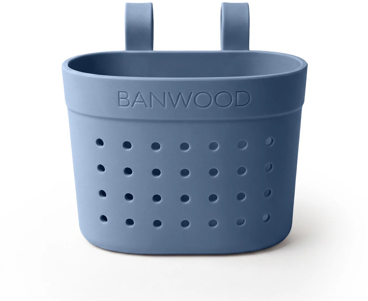 Banwood - Pin & Ride basket - Fietsmandje - Mandje voor stepjes - Deep Sea - blauw