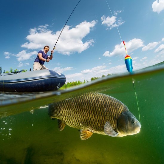 Solidchoice - Set van 3 Stinger Haken voor Snoekvissen met Voorzakensysteem van Solidchoice — afbeelding 5