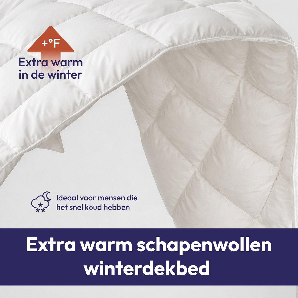 Comfeur Winterdekbed - Wollen Dekbed met Vochtregulatie thumbnail 5