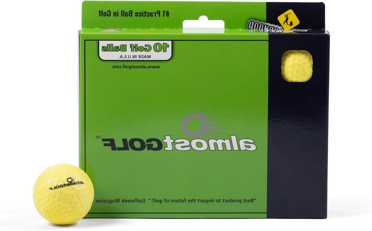 Golf Ballen - Oefenballen Golf - Golf Training - Veilig voor Tuin - 10 stuks - Wit
