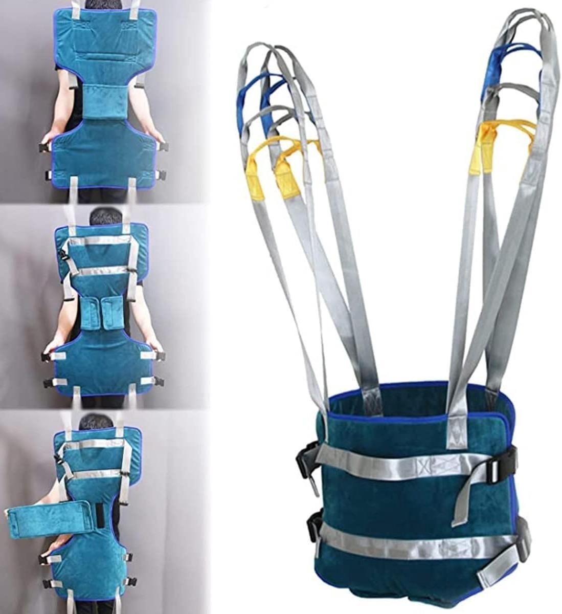 Patiënt Tilband - Transferband Lichaam - Ondersteuning Mobiliteit - Ademend Nylon - Max 230 kg - Grijs