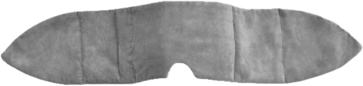 Gewogen Slaapmasker - Oogmasker Ontspanning - Diepe Rust - Druk Verlicht Spanning - 72x14cm - Zwart