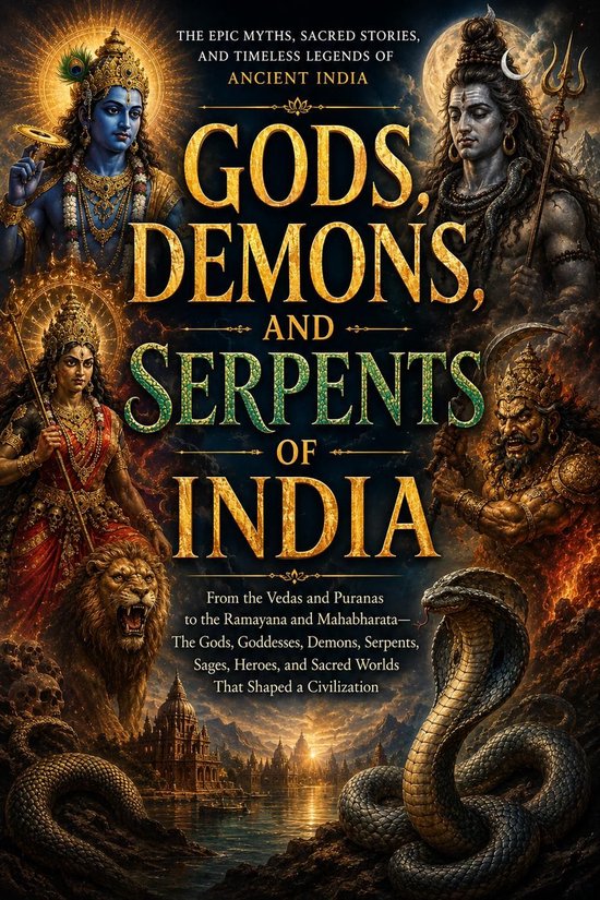 Gods, Demons, and Serpents of India - cover