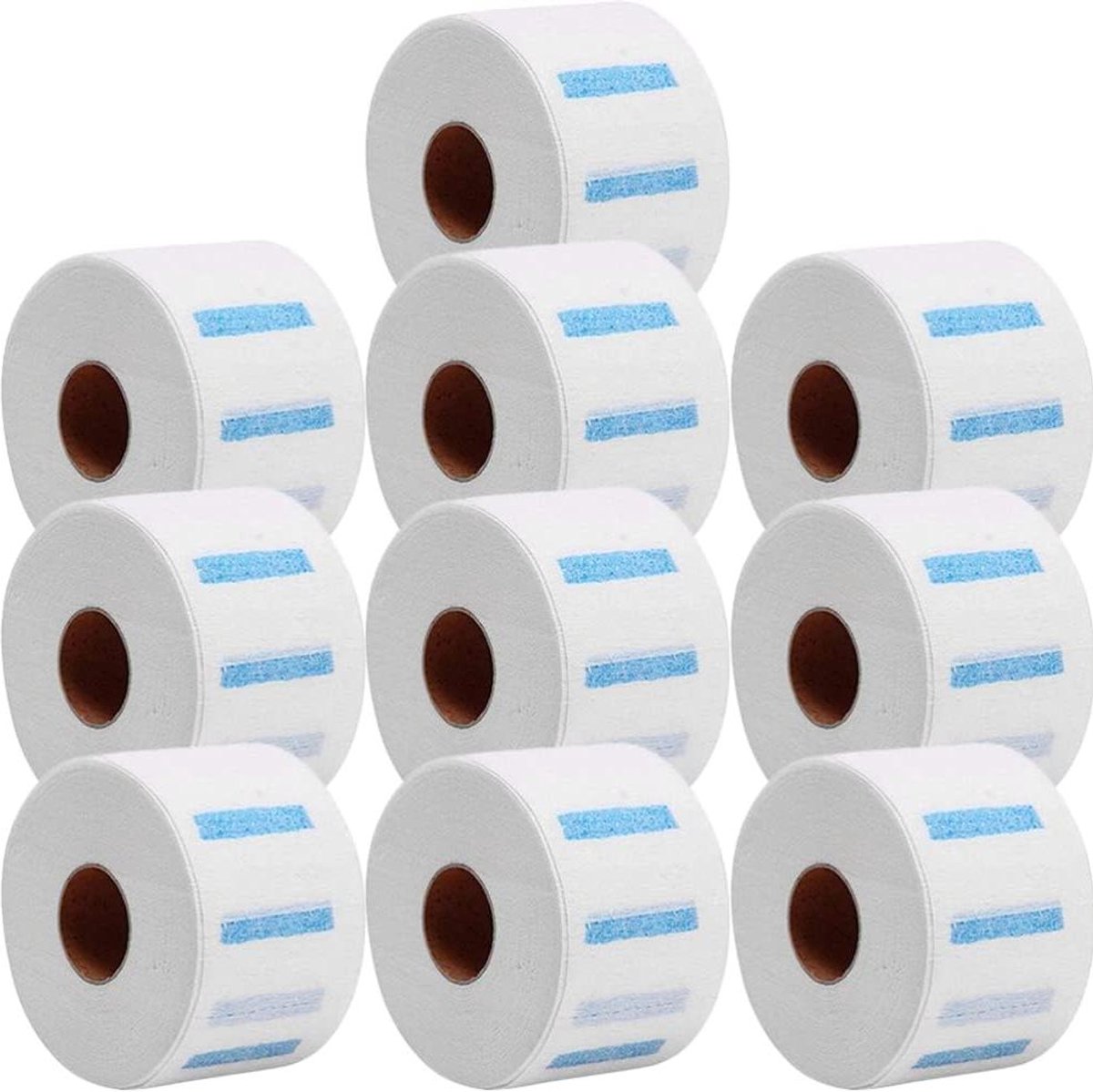 Nekstrips voor kappers - Haar knippen - Bescherming nek - Wegwerpbaar en rekbaar - 10 rollen - Wit