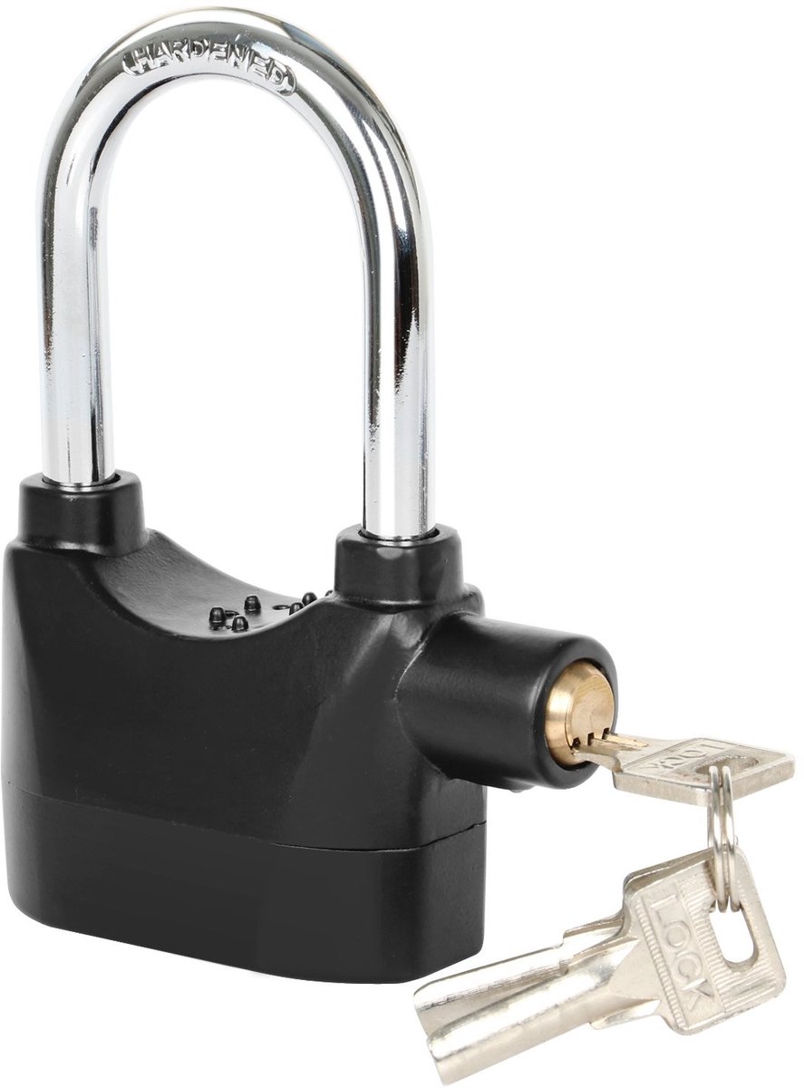 MTTproducts - 110 dB Alarm Hangslot - Weerbestendig en Robuust voor Buiten gebruik