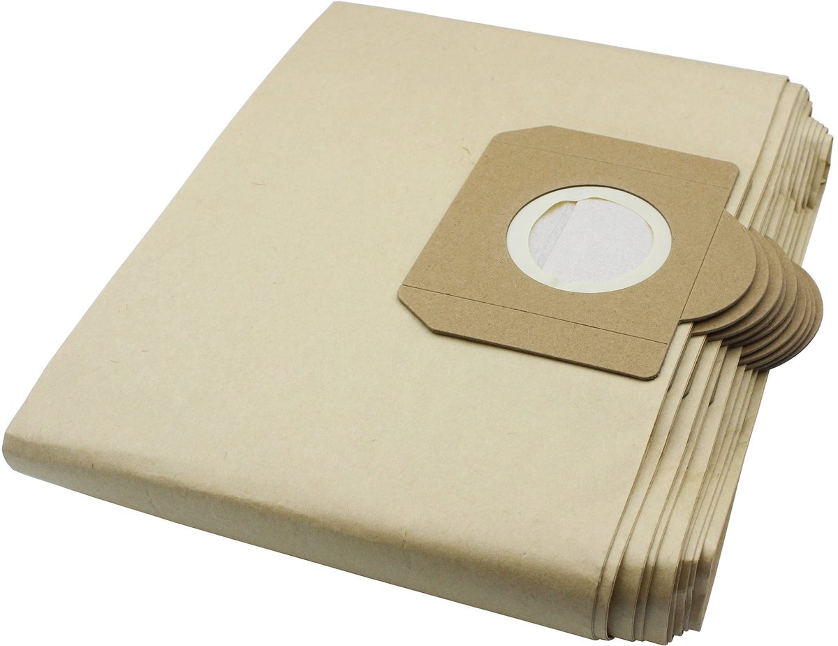 MTTproducts- Filterzakken 10-pack - Compatibel met Karcher WD3/WD3P - Papieren zakken - Nat/Droog stofzuiger - Hoofdkwaliteit - Onderdeel A 2204/A 2234 PT - Stofzak