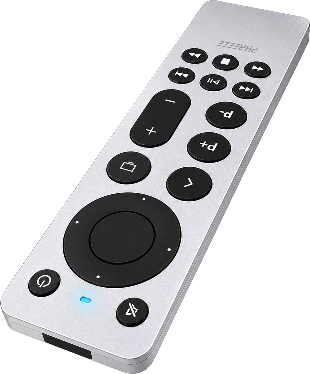 Afstandsbediening geschikt voor Apple TV - Vervangende Remote Control geschikt voor Apple TV 4K & HD 5/4/3/2/1 - Zilver