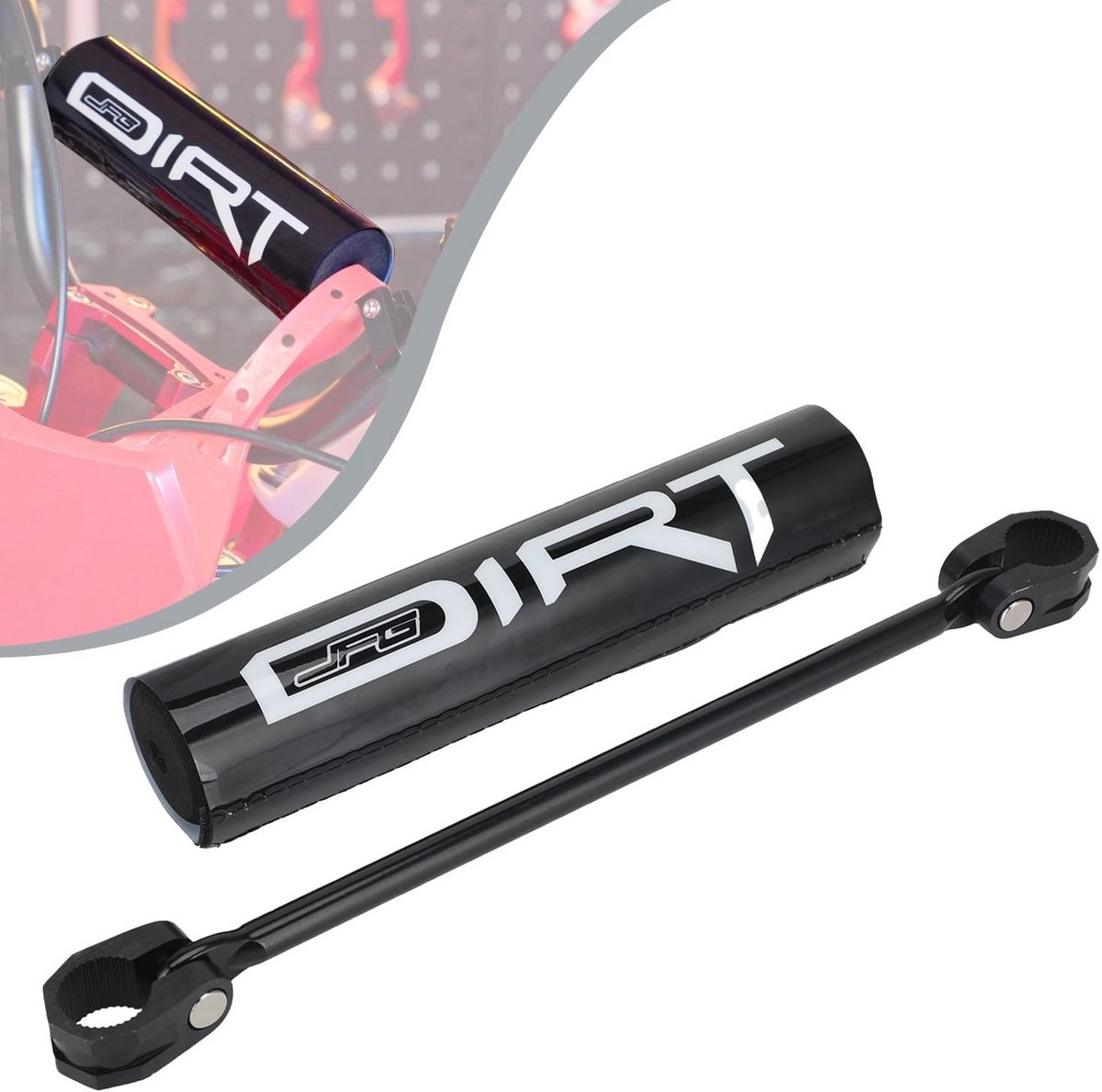 22 mm motorfiets stuur balans + stuur pad pad stuur beschermer set voor Sur Ron Talaria Sting elektrische Dirt Bike-zwart