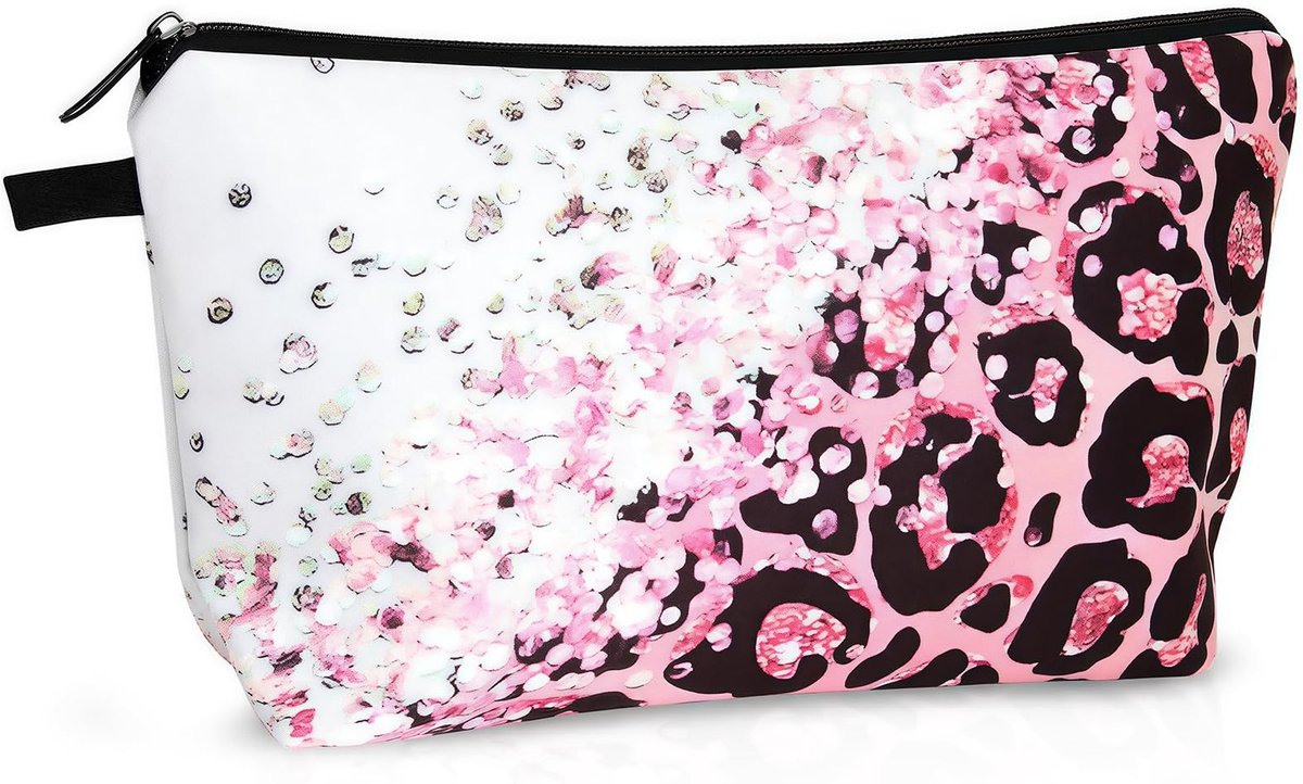Cosensi- Make-up Tas Modieus Ontwerp - Kosmetiektas - Toilettas - Organizer - Duurzaam Polyester - Metalen Rits - Cosmetica Tas