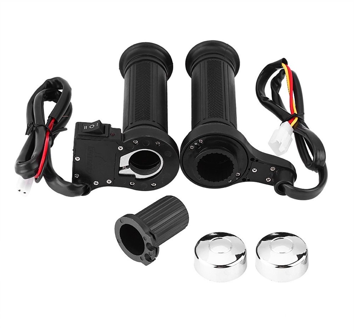 Cosensi - Universele Elektrische Handgrepen - Warme Motorfiets Handvatten - Verwarmde Stuurgrip - 22 mm - Comfort en Stijl - Allround Gebruik