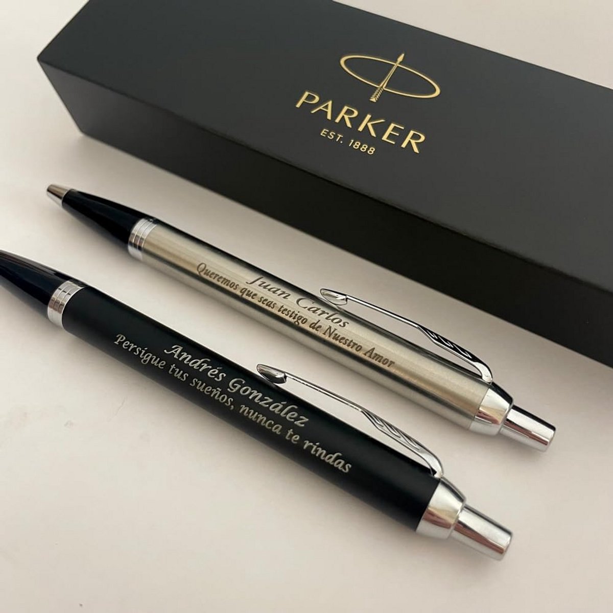 Luxe Metalen Vulpen met Gegraveerde Persoonlijke Tekst