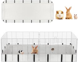 Waterdichte Kooi Voering Oxford Stof voor Cavia Konijn - Wasbaar & Herbruikbaar Bodemmat