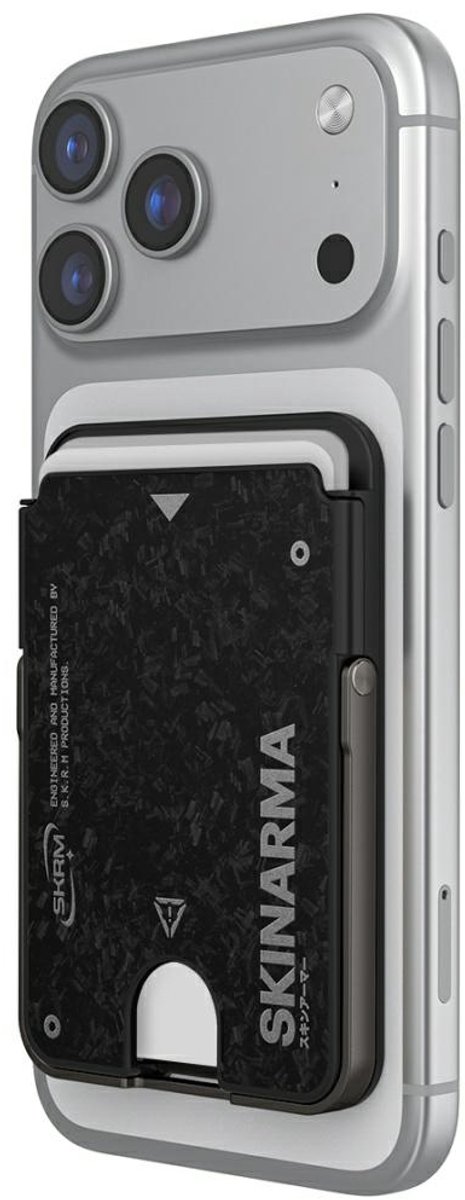 Skinarma Vektor Magnetische Smart Wallet Voor Telefoons Met Standaard Onyx-Versie