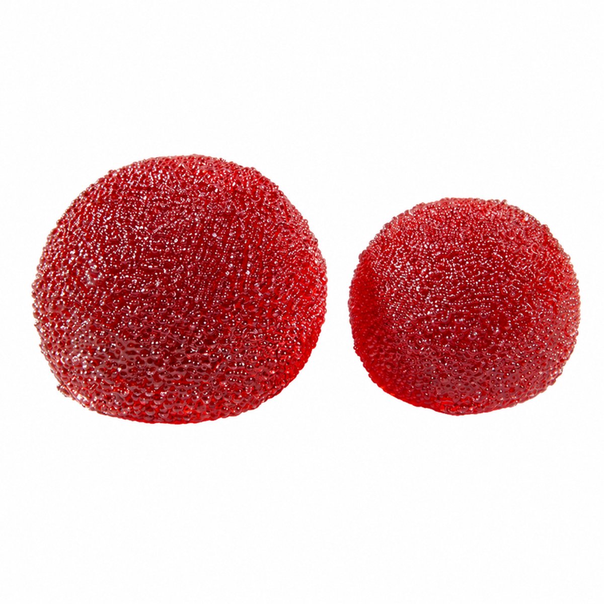 Oneay 2 stuks Rode Fruit Squishy – Zacht Knijpspeelgoed met Langzaam Terugverend Effect – Friemelspeelgoed en Stressbal voor Kinderen en Volwassenen