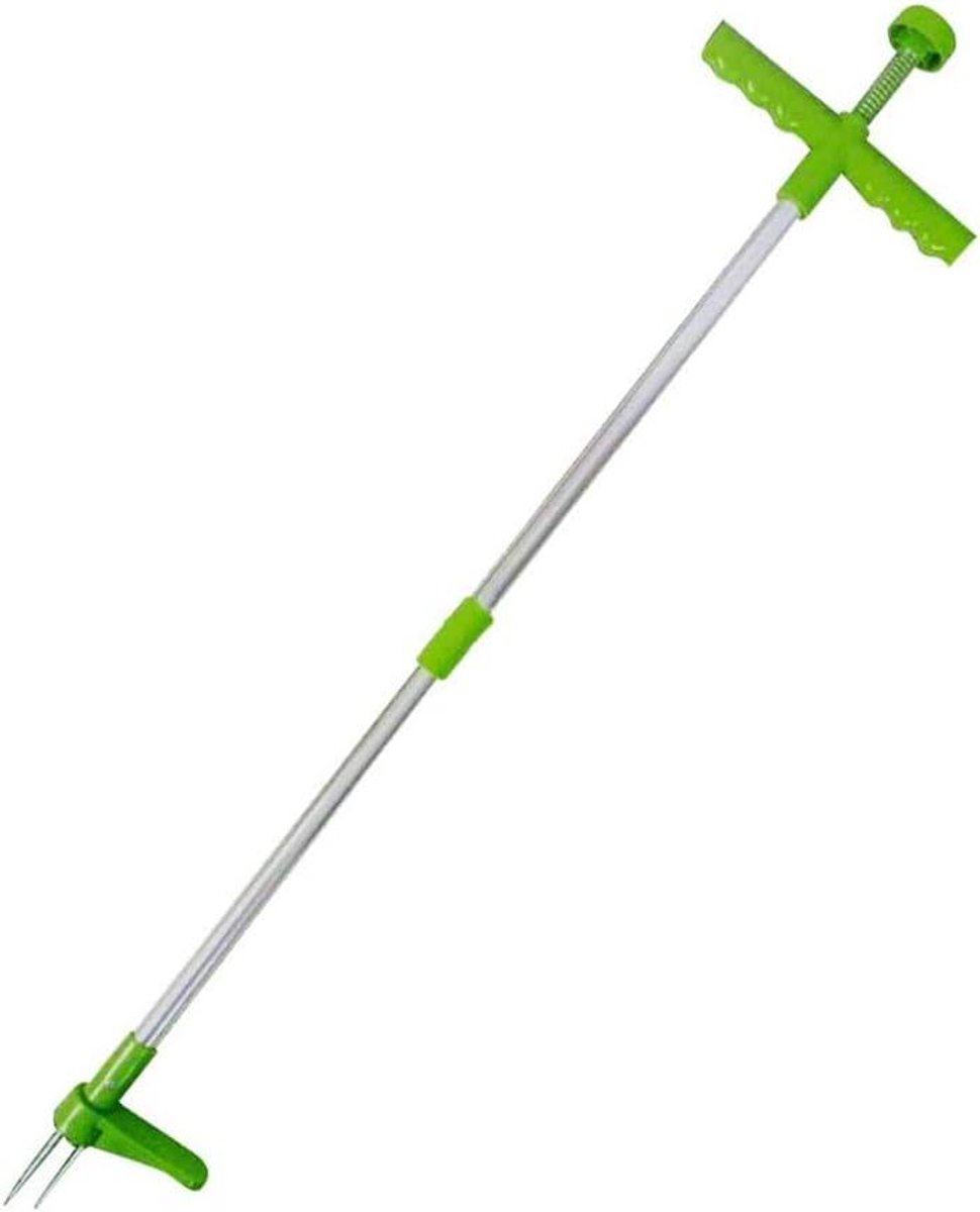 Onkruidverwijderaar - Wortelsteker - Tuinonderhoud - Staand werken - 50 cm - Grijs