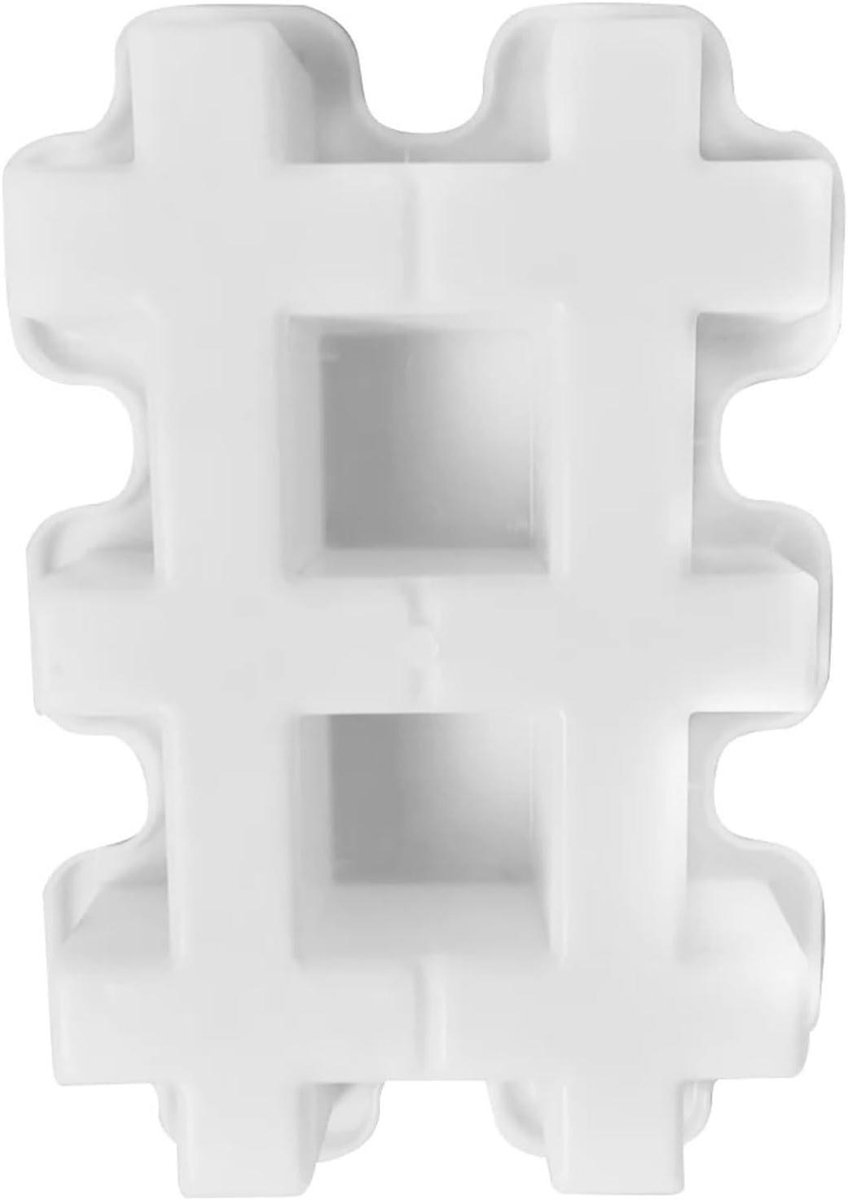 Bestratingsvorm - Betonmal Padmaker - Tuin Ontwerpen - Herbruikbaar Patroon - 42x28x8cm - Grijs