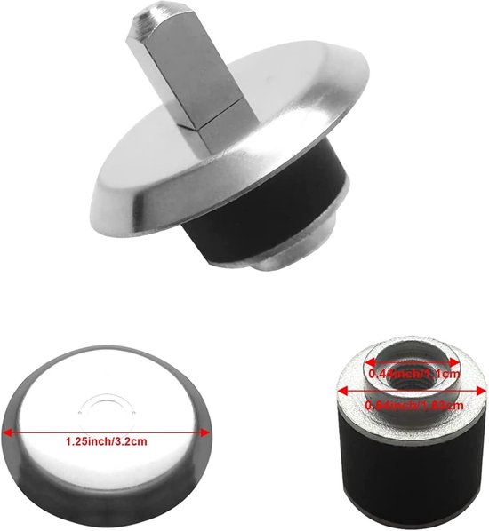 Blender Koppeling - Vervangende Onderdelen - Keukenapparatuur Reparatie - Set van 4 - 5 x 3 x 6 cm - Metaal — afbeelding 4