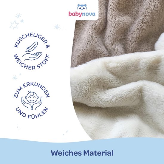 Superzachte Velours Troostdeken Knuffeldoekje voor Baby's en Peuters - Unisex Knuffel — afbeelding 2