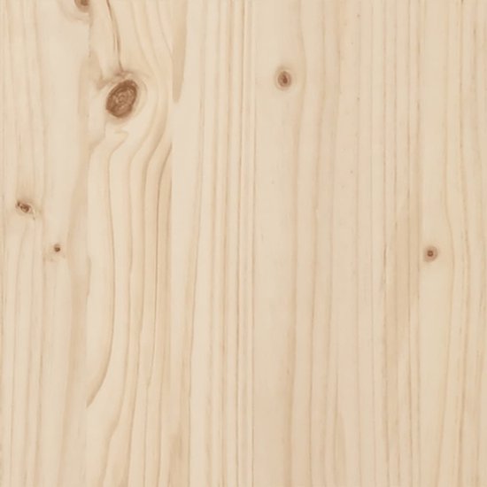 vidaXL - Lit - avec - bibliothèque - sans - matelas - massif - bois de pin - 90x200 - cm