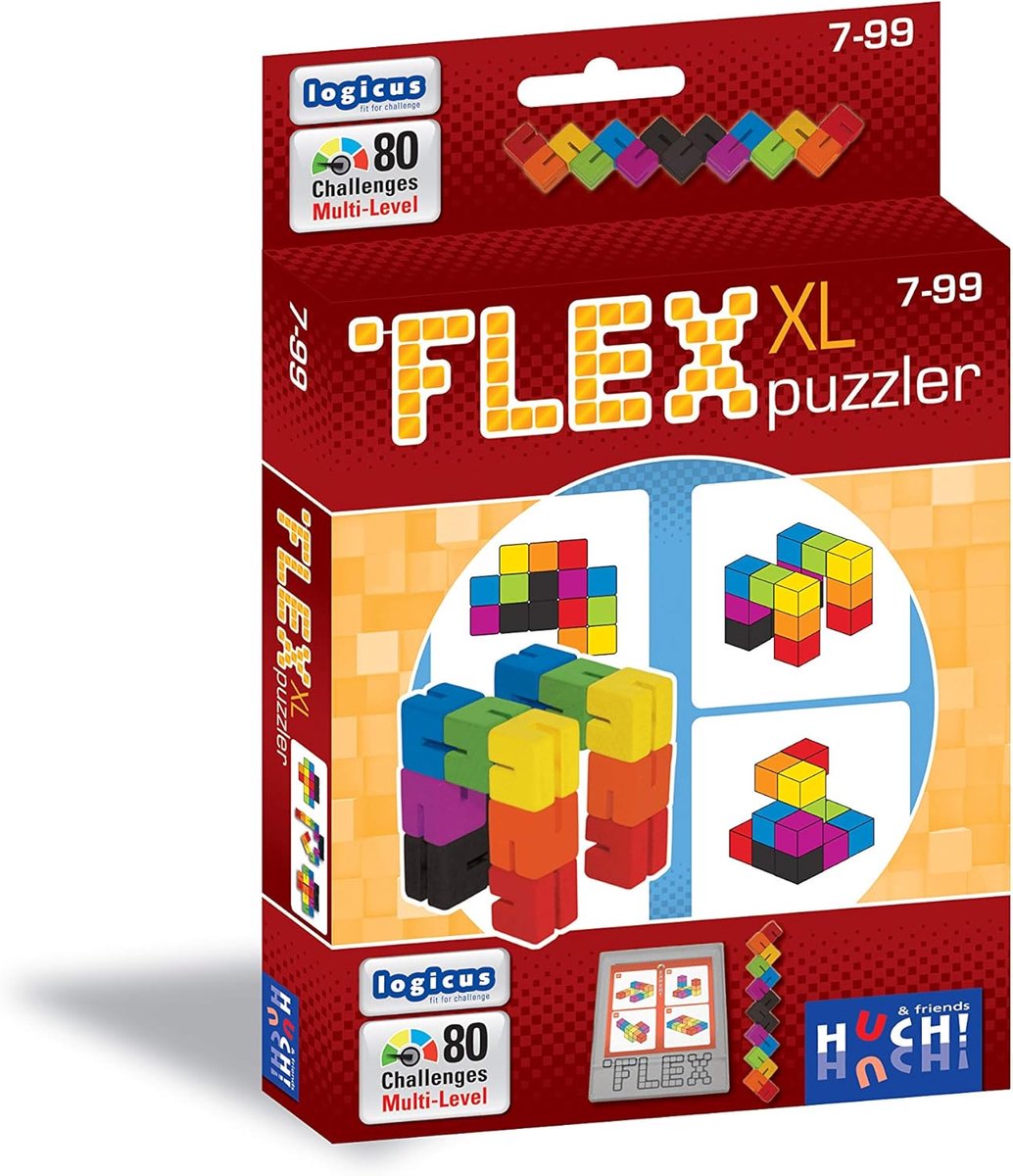 Grote Knikbare Puzzelketting voor 2D en 3D Vormen