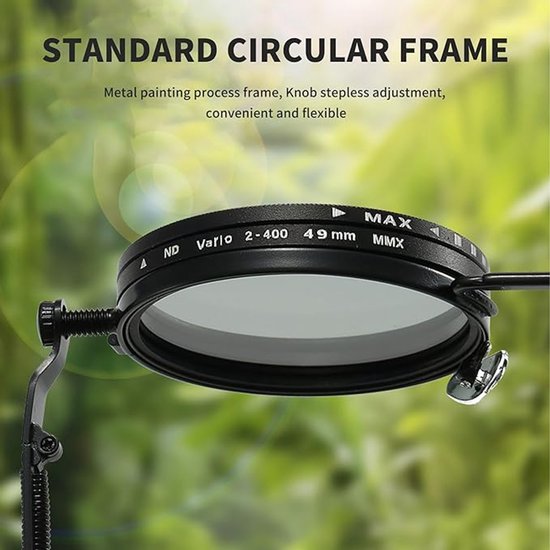 Gepolariseerde Zonnebril met Verstelbare 1-9 Tint - Premium Hars Glazen met UV-Bescherming - Inclusief Hardcase - Unisex Zonnebril voor Autorijden, Reizen & Outdoor - Zwart — afbeelding 5