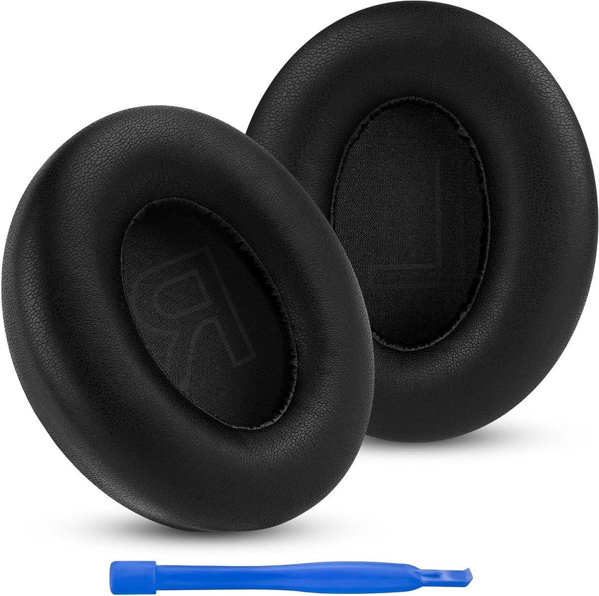 Vervangende oorkussens voor Soundcore Life Q20, Q20+, Q20i en Life 2 koptelefoons, zwart, van hoogwaardige proteïne leer, comfortabel en duurzaam