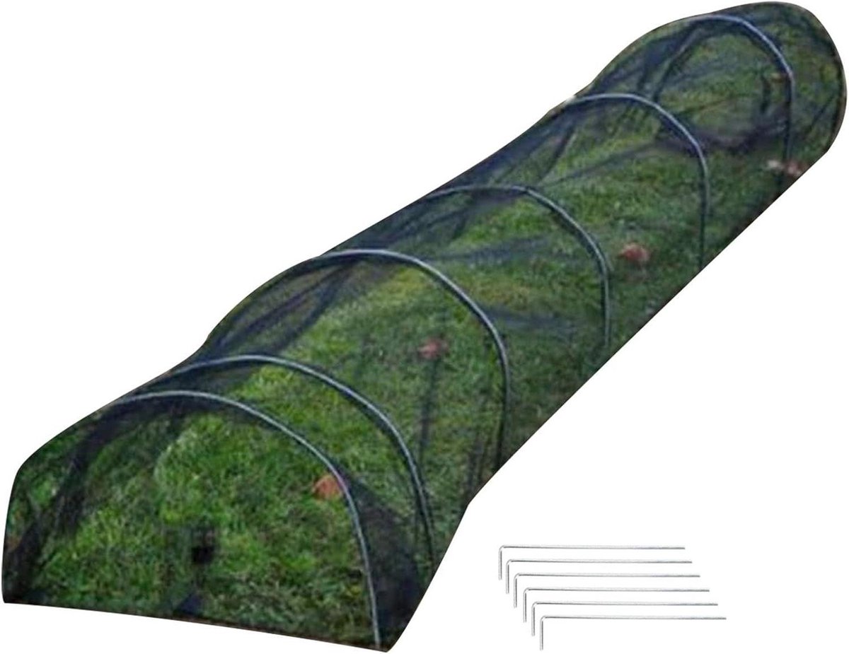 Tuin Rijafdekhoezen - Plantenbescherming Kweektunnel - Bescherming Groenten Fruit - Moeilijk te Vervormen Gaas - 300x45x45 cm - Niet gespecificeerd