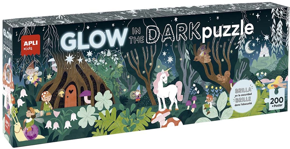Puzzel Apli Glow In The Dark 200 Onderdelen