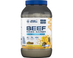 Applied Nutrition Applied Nutrition Beef Mass Gainer Pineapple Millions – 3.13 kg – – Hoogwaardige Spiermassa Gainer – 42g Eiwit per Portie – Lactosevrij - Weight Gainer
