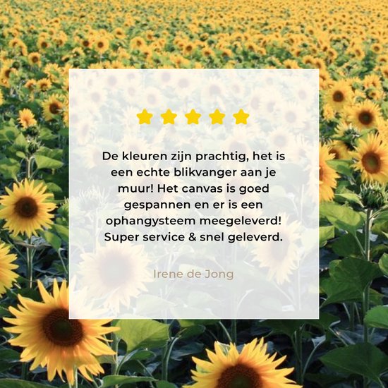 Peintures sur toile - Tournesol - Colline - Printemps - 120x80 cm - Décoration murale