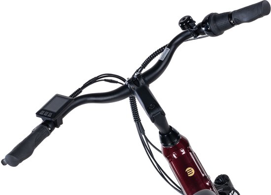 Saxonette Comfort Plus 5.0 dames ebike Nexus 7 13Ah wijnrood van Saxonette — afbeelding 5