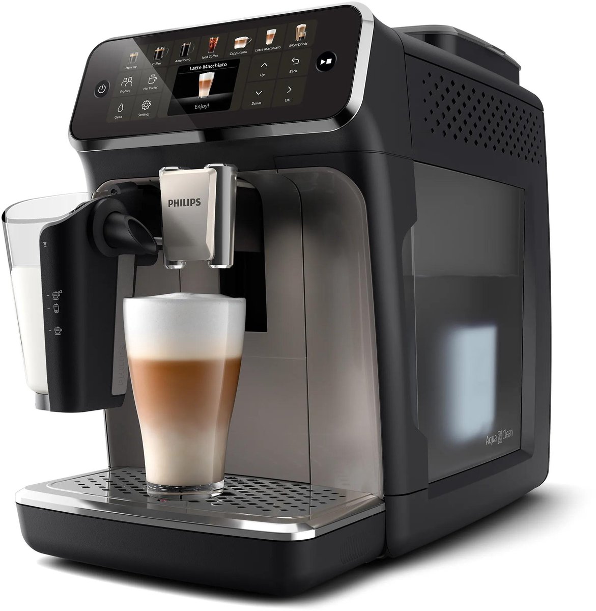 Philips 4400 Series EP4449/70 - Volautomatische espressomachine - 12 Soorten Koffie + Heet Water - Grijs — afbeelding 1