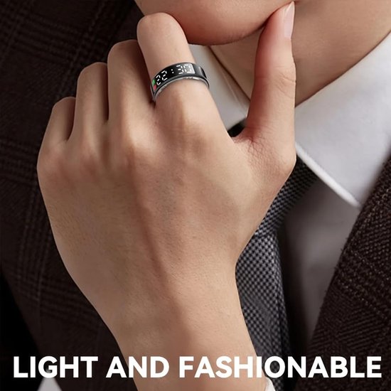 Smart Ring - Slimme - Slaapmonitoring Hartslag en Bloeddruk - Lichtgewicht van Smart++) — afbeelding 4